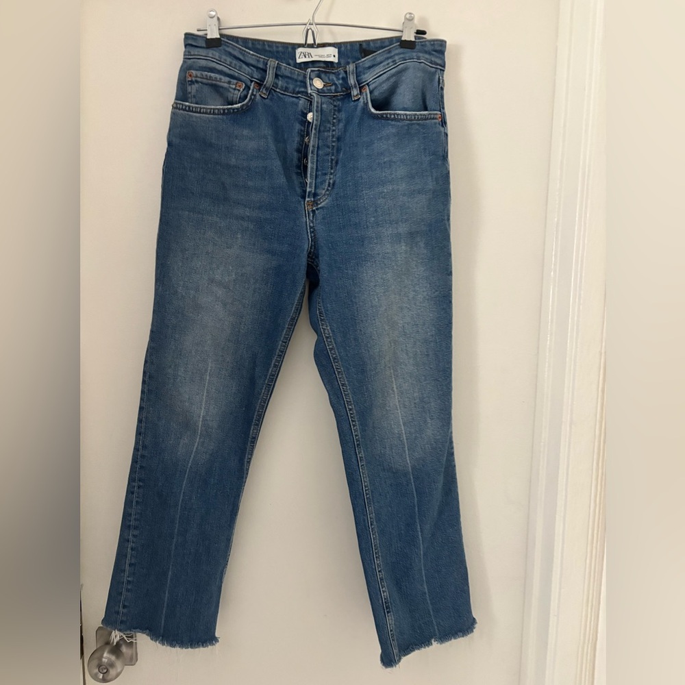 Zara  butron fly Indigo Denim Jeans size 8
